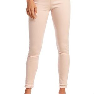 MudPie Harlyn Blush Fringe Jeans